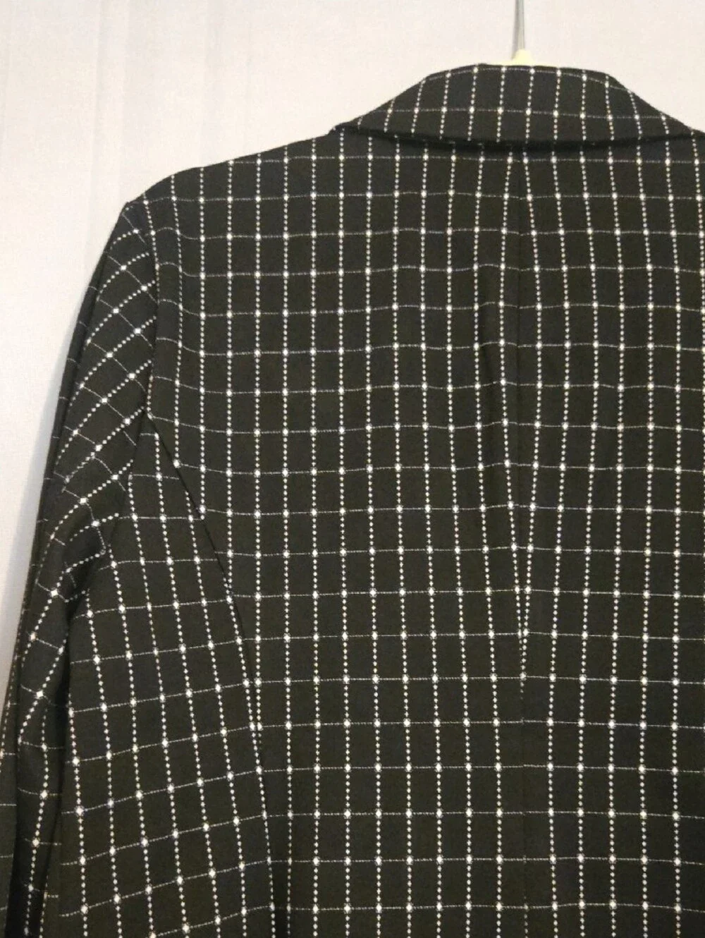Liverpool Black Windowpane Single-Button Fitted Blazer PL NWT - Picture 7 of 12